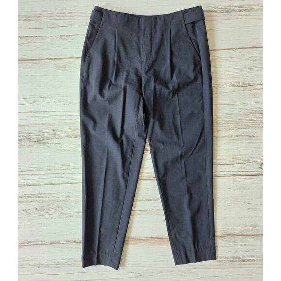 Vince Relaxed Side Buckle Pants in Navy Blue sz 2 - Picture 1 of 6
